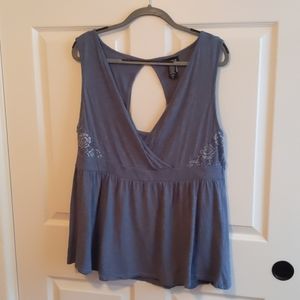 Torrid Sleeveless Cross Front Top